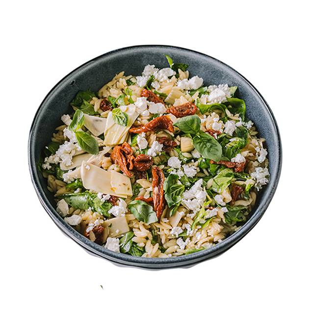 Artichoke Orzo Salad