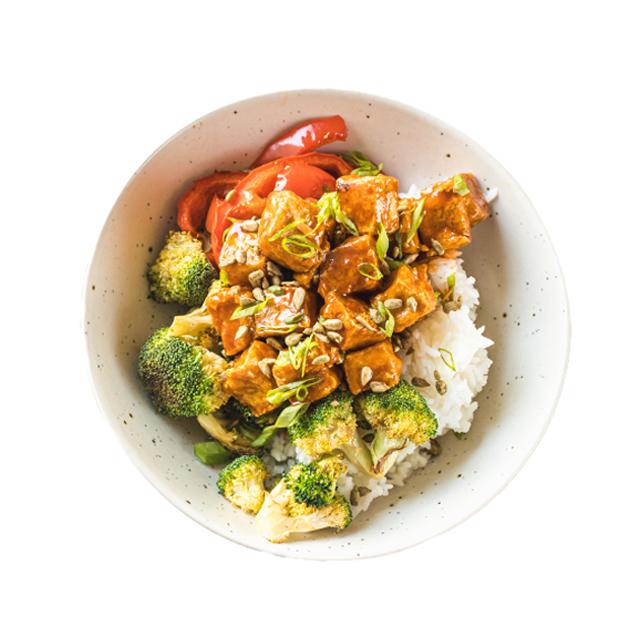 Sweet and Spicy Tofu Bowl