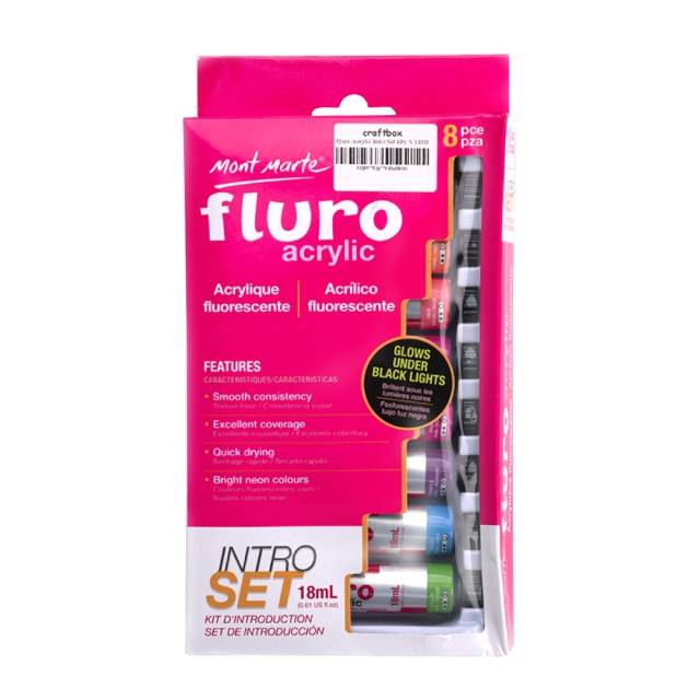 Fluro Acrylic Intro Set